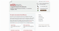 Desktop Screenshot of editeam.com.au